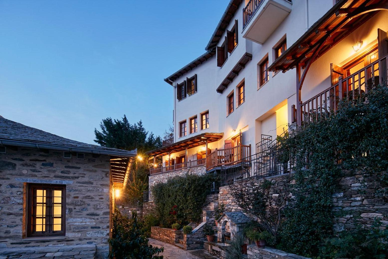 Hotel Dryades And Spa Agios Lavrentios Bagian luar foto