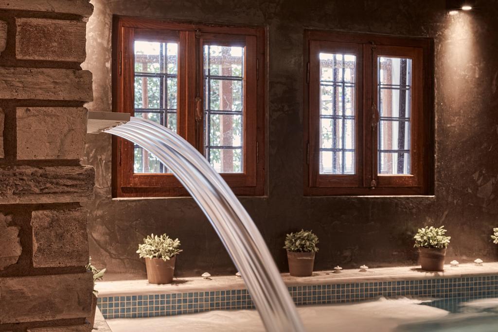 Hotel Dryades And Spa Agios Lavrentios Bagian luar foto