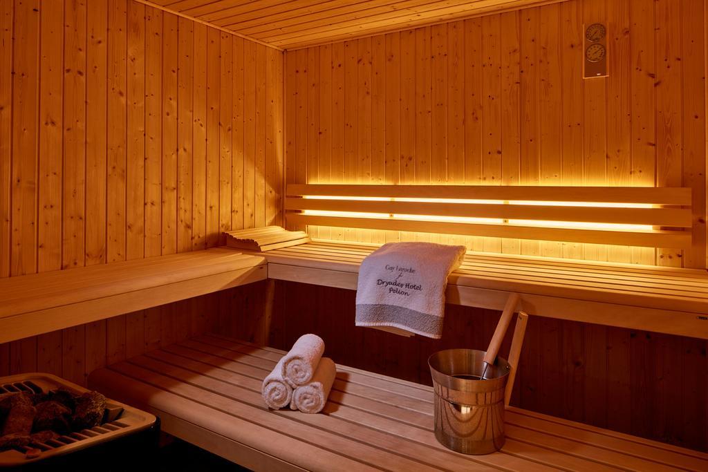 Hotel Dryades And Spa Agios Lavrentios Bagian luar foto